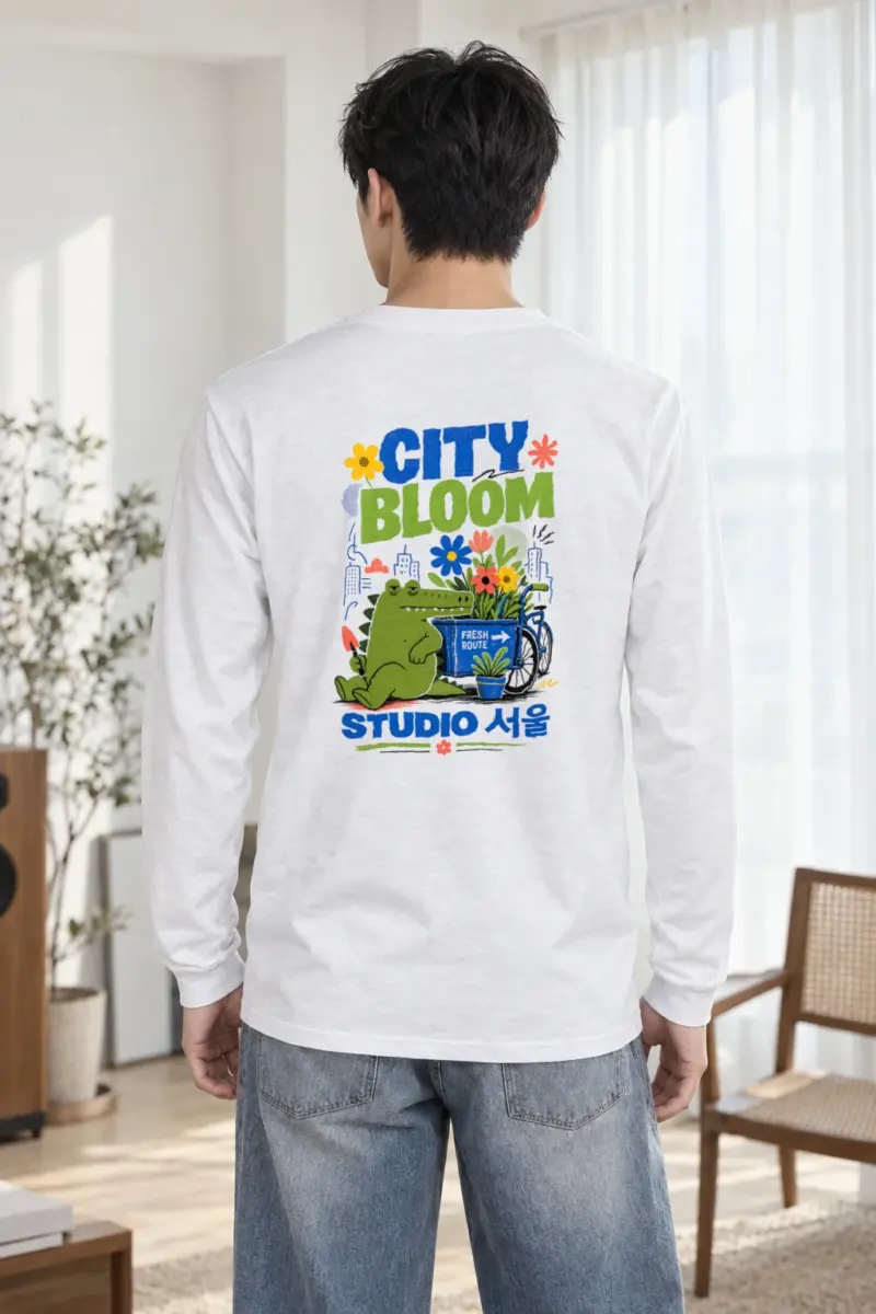 "City Bloom Route" Unisex Longsleeve T-shirt