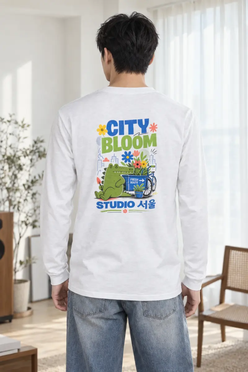 "City Bloom Route" Unisex Longsleeve T-shirt