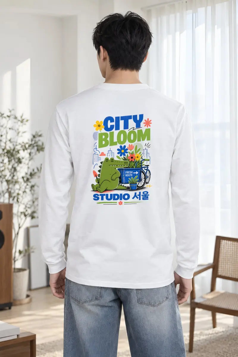 "City Bloom Route" Unisex Longsleeve T-shirt