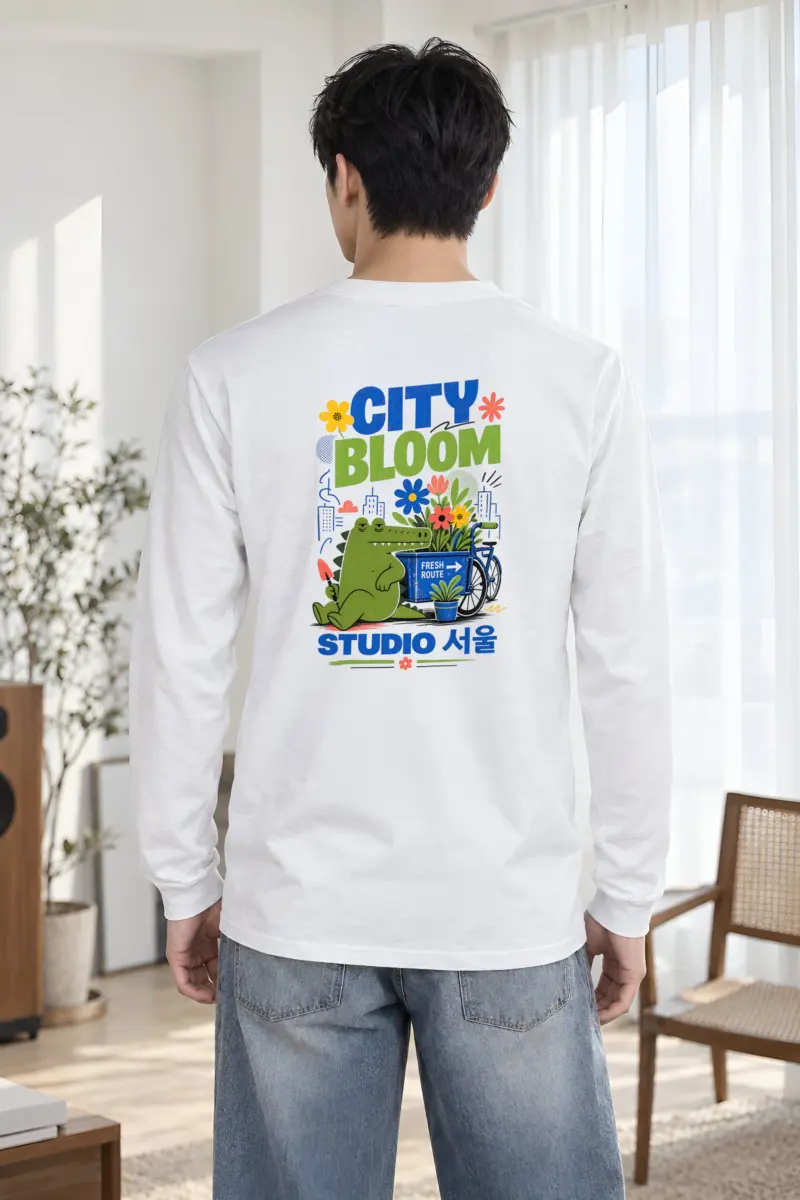 "City Bloom Route" Unisex Longsleeve T-shirt