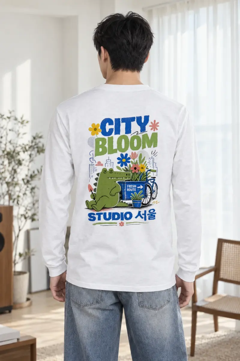 "City Bloom Route" Unisex Longsleeve T-shirt