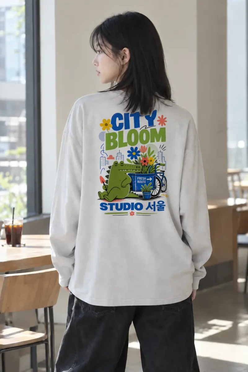 "City Bloom Route" Unisex Longsleeve T-shirt | Gildan 2400