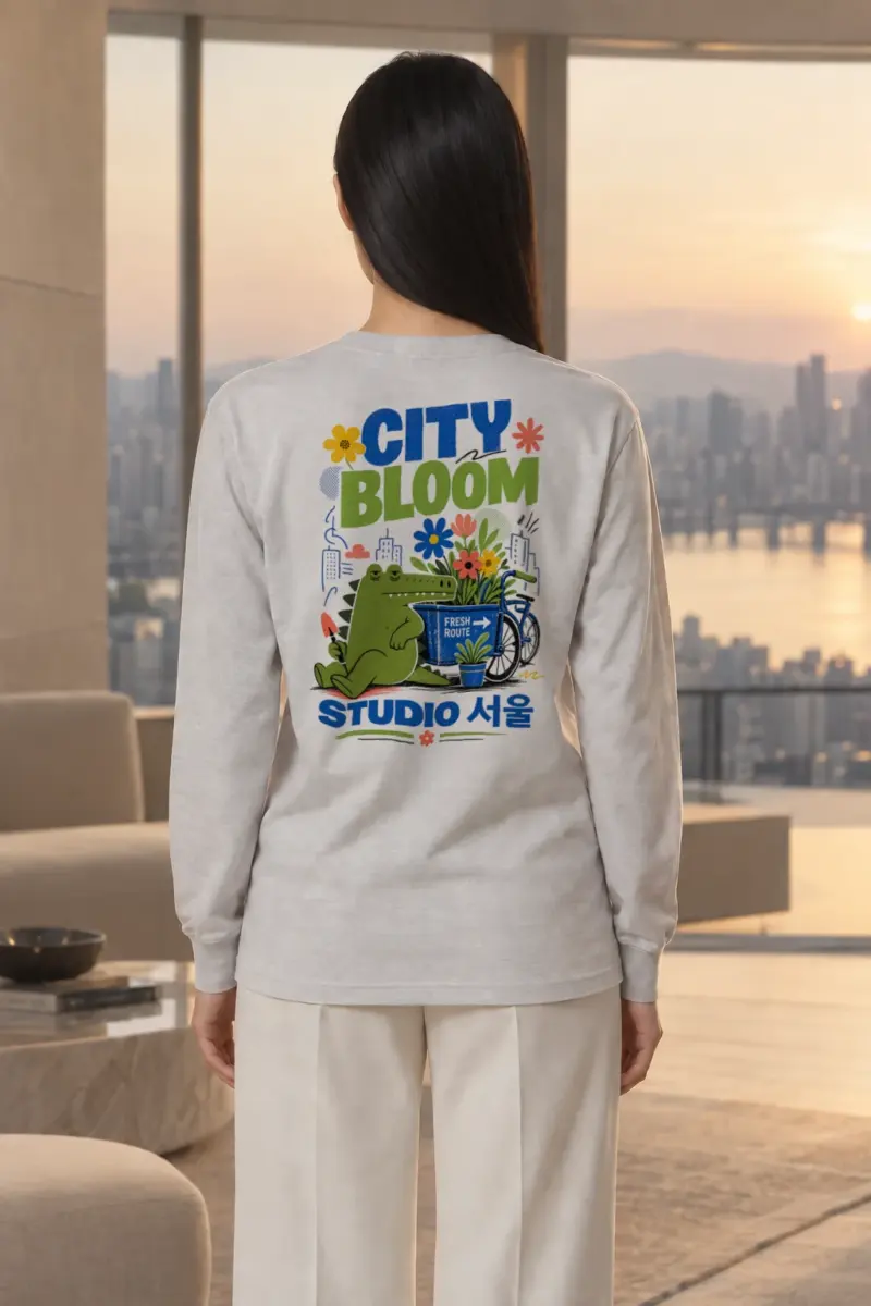 "City Bloom Route" Unisex Longsleeve T-shirt | Gildan 2400