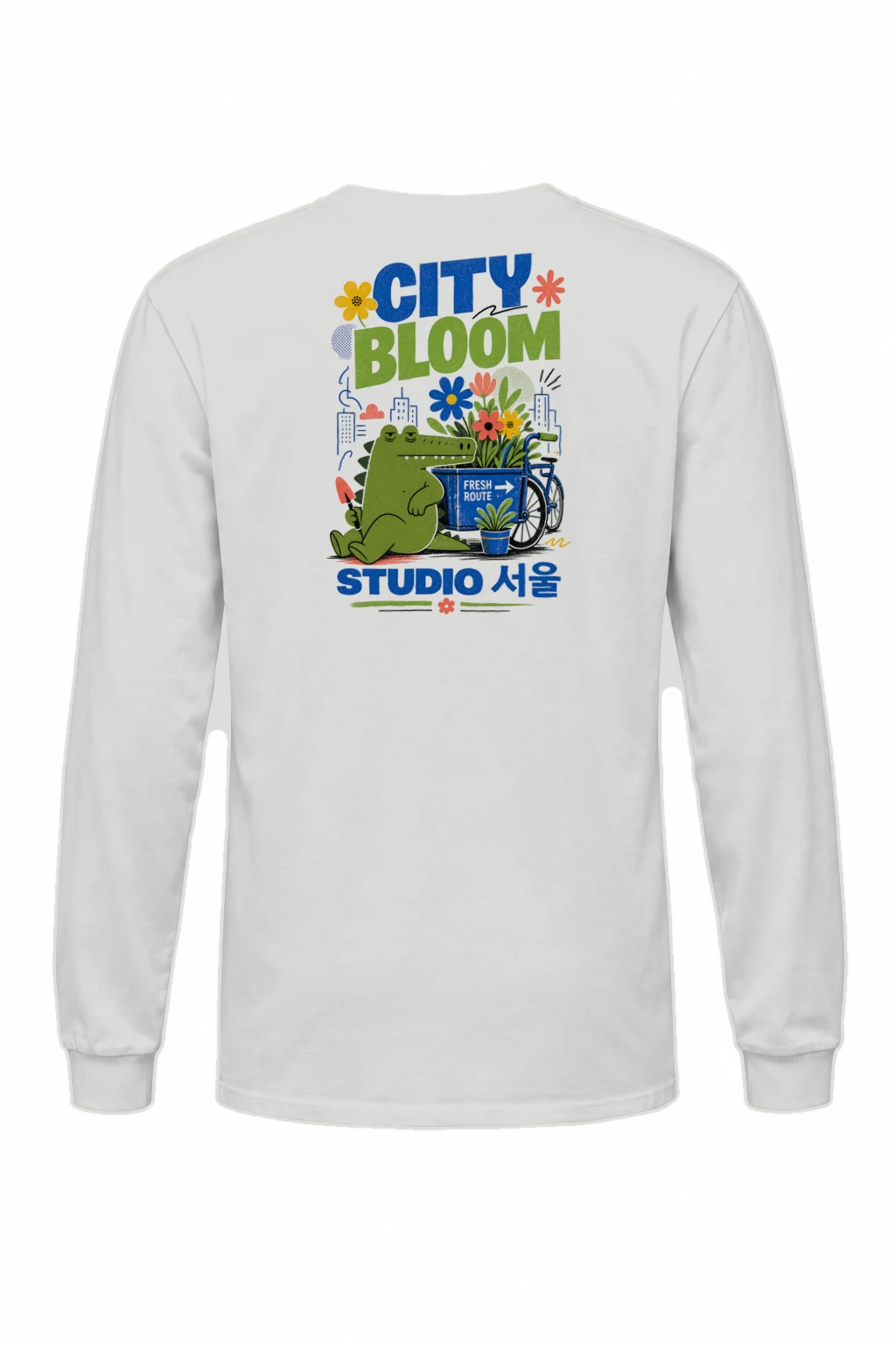 "City Bloom Route" Unisex Longsleeve T-shirt | Gildan 2400