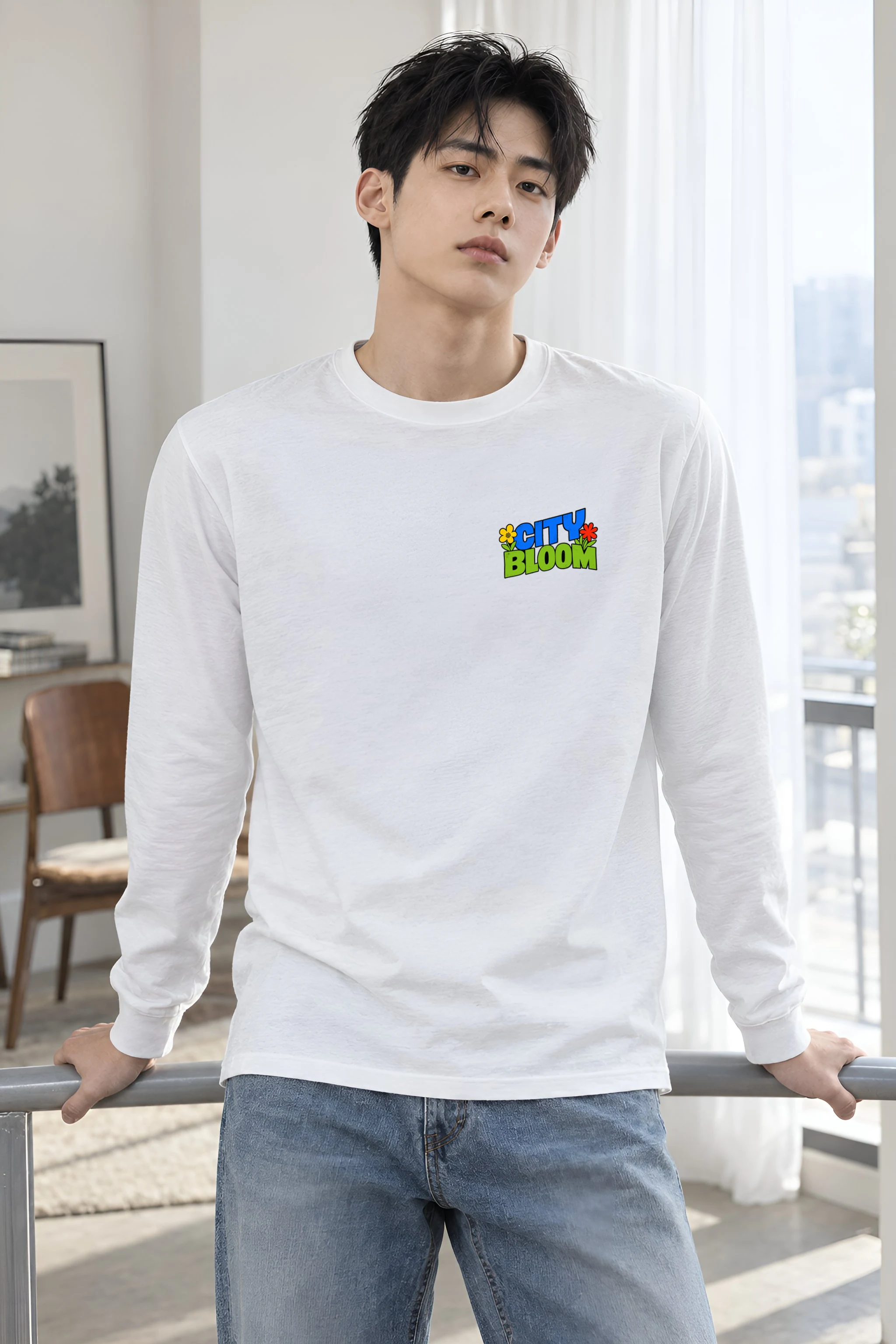 "City Bloom Route" Unisex Longsleeve T-shirt