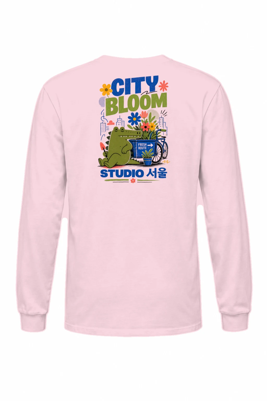 "City Bloom Route" Unisex Longsleeve T-shirt | Gildan 2400