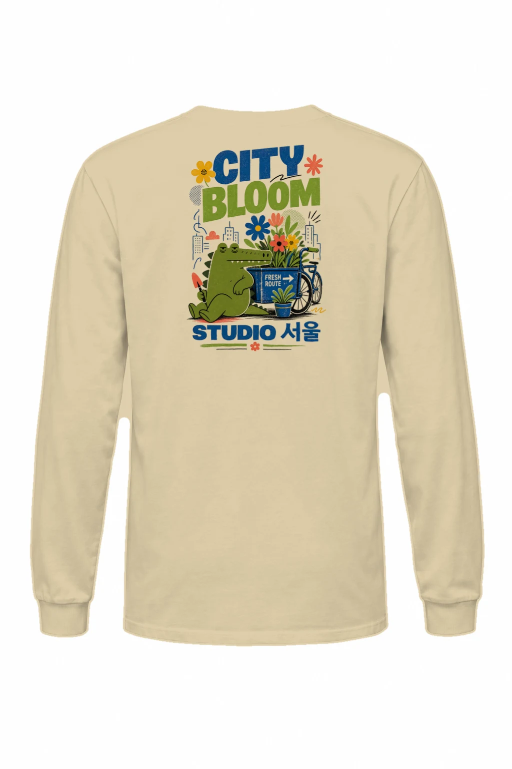 "City Bloom Route" Unisex Longsleeve T-shirt | Gildan 2400