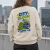 "City Bloom Route" Unisex Sponge Fleece Crewneck Sweatshirt | Bella + Canvas 3901