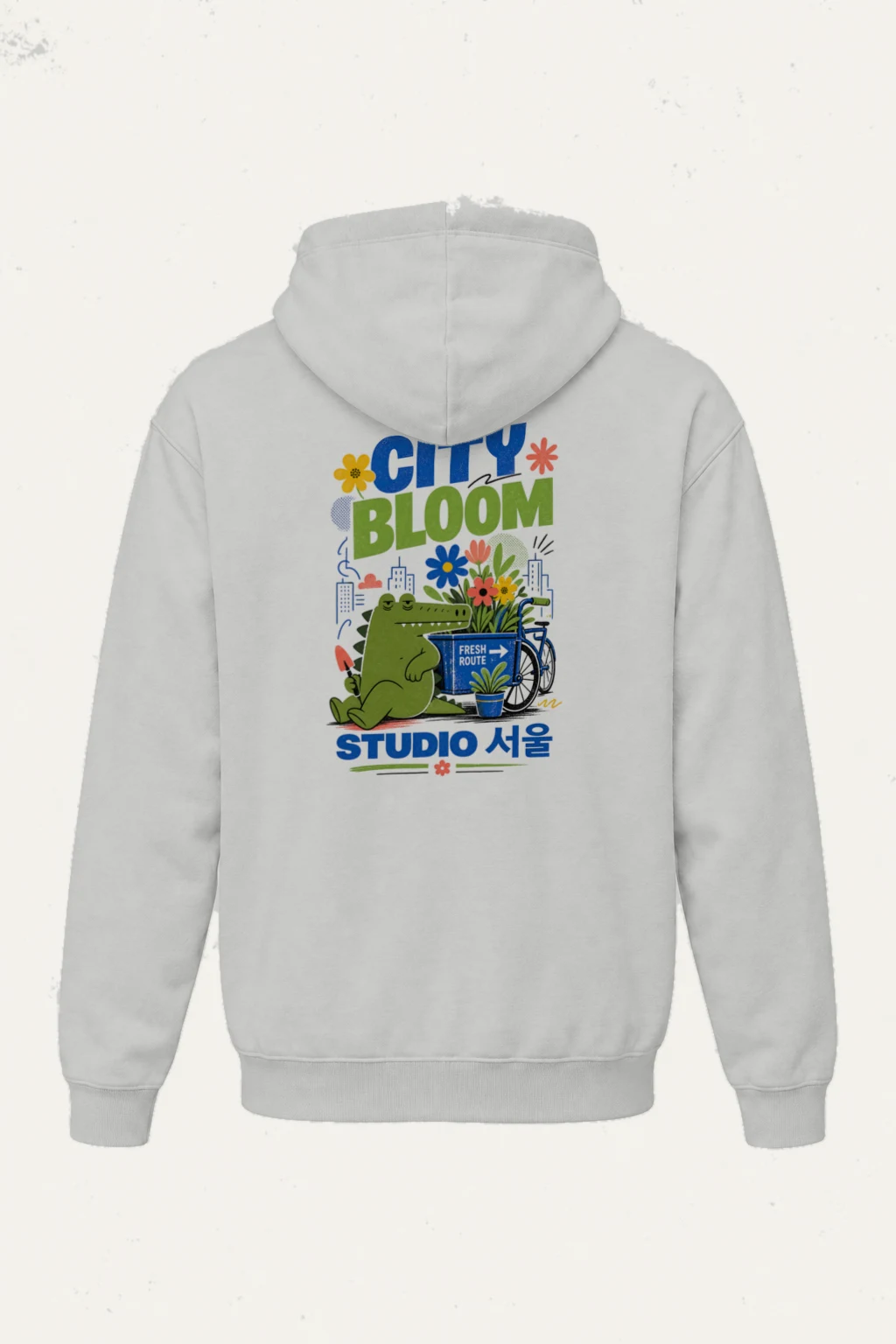 "City Bloom Studio" Heavy Blend Unisex Pullover Hoodie | Gildan 18500