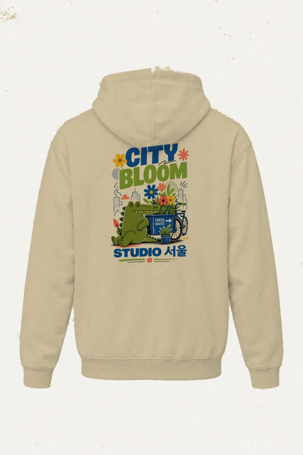 "City Bloom Studio" Heavy Blend Unisex Pullover Hoodie | Gildan 18500