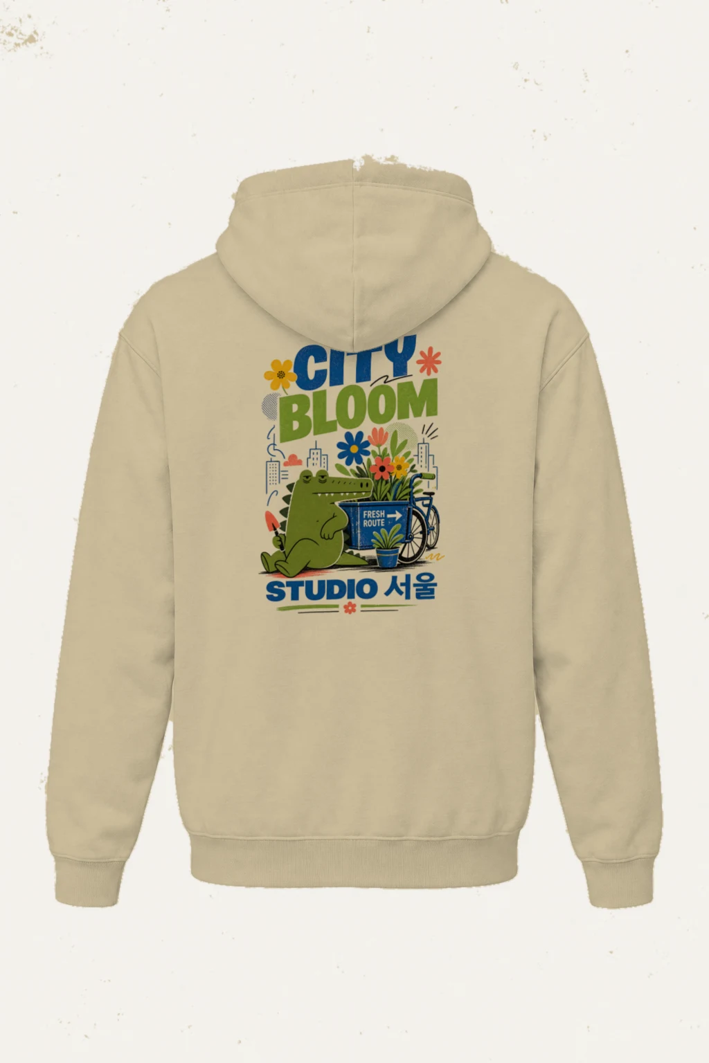 "City Bloom Studio" Heavy Blend Unisex Pullover Hoodie | Gildan 18500