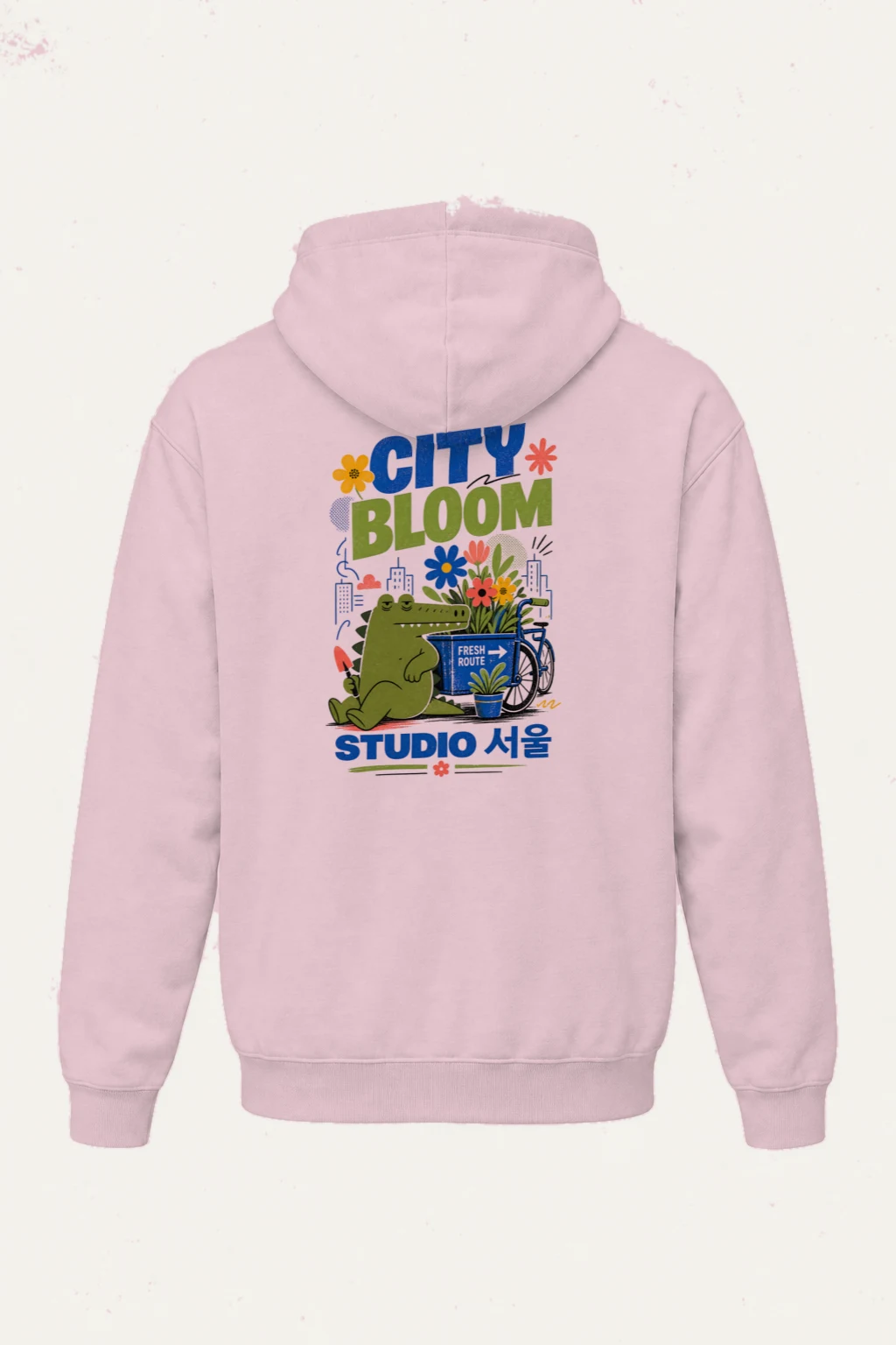 "City Bloom Studio" Heavy Blend Unisex Pullover Hoodie | Gildan 18500