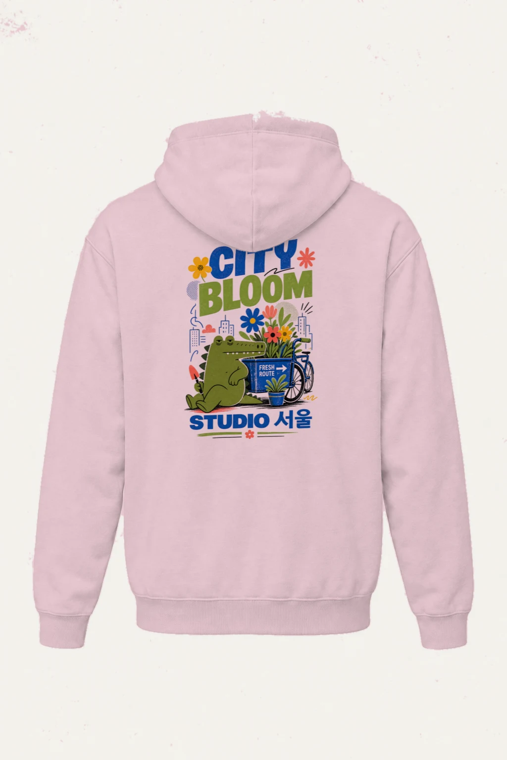"City Bloom Studio" Heavy Blend Unisex Pullover Hoodie | Gildan 18500