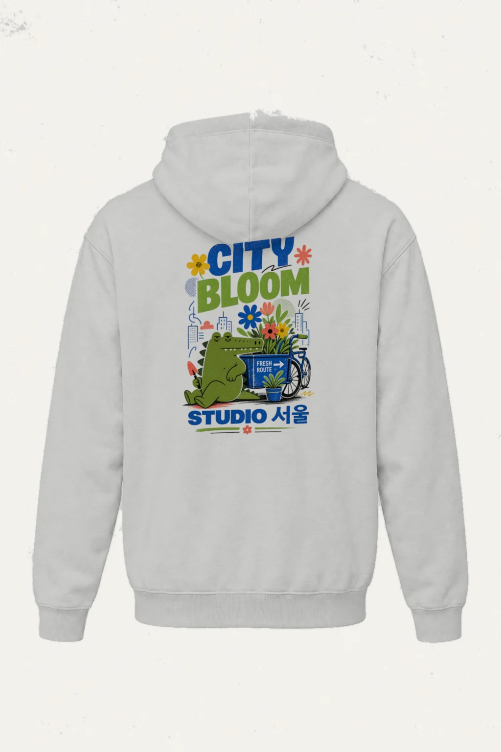 "City Bloom Studio" Heavy Blend Unisex Pullover Hoodie | Gildan 18500