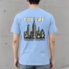 "City Life Urban Jungle" Heavyweight Unisex Crewneck T-shirt