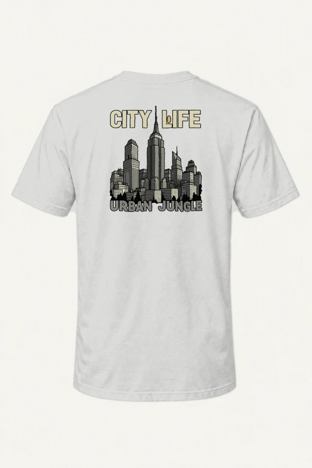 "City Life Urban Jungle" Heavyweight Unisex Crewneck T-shirt | Gildan 5000