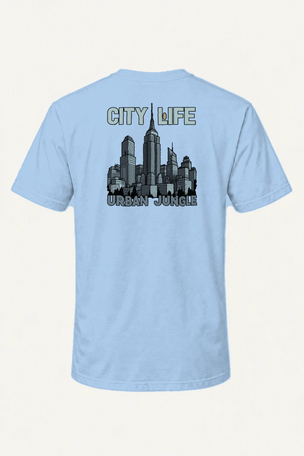 "City Life Urban Jungle" Heavyweight Unisex Crewneck T-shirt | Gildan 5000