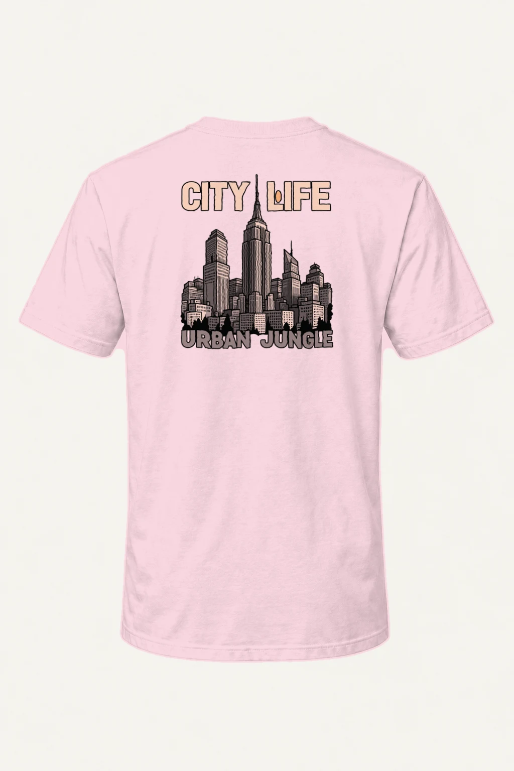 "City Life Urban Jungle" Heavyweight Unisex Crewneck T-shirt | Gildan 5000