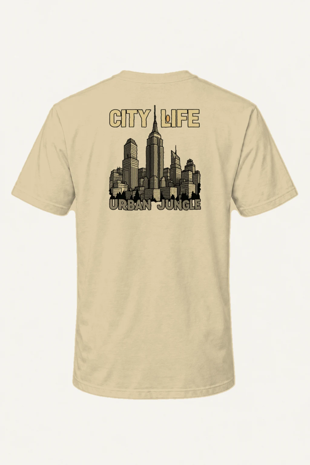 "City Life Urban Jungle" Heavyweight Unisex Crewneck T-shirt | Gildan 5000