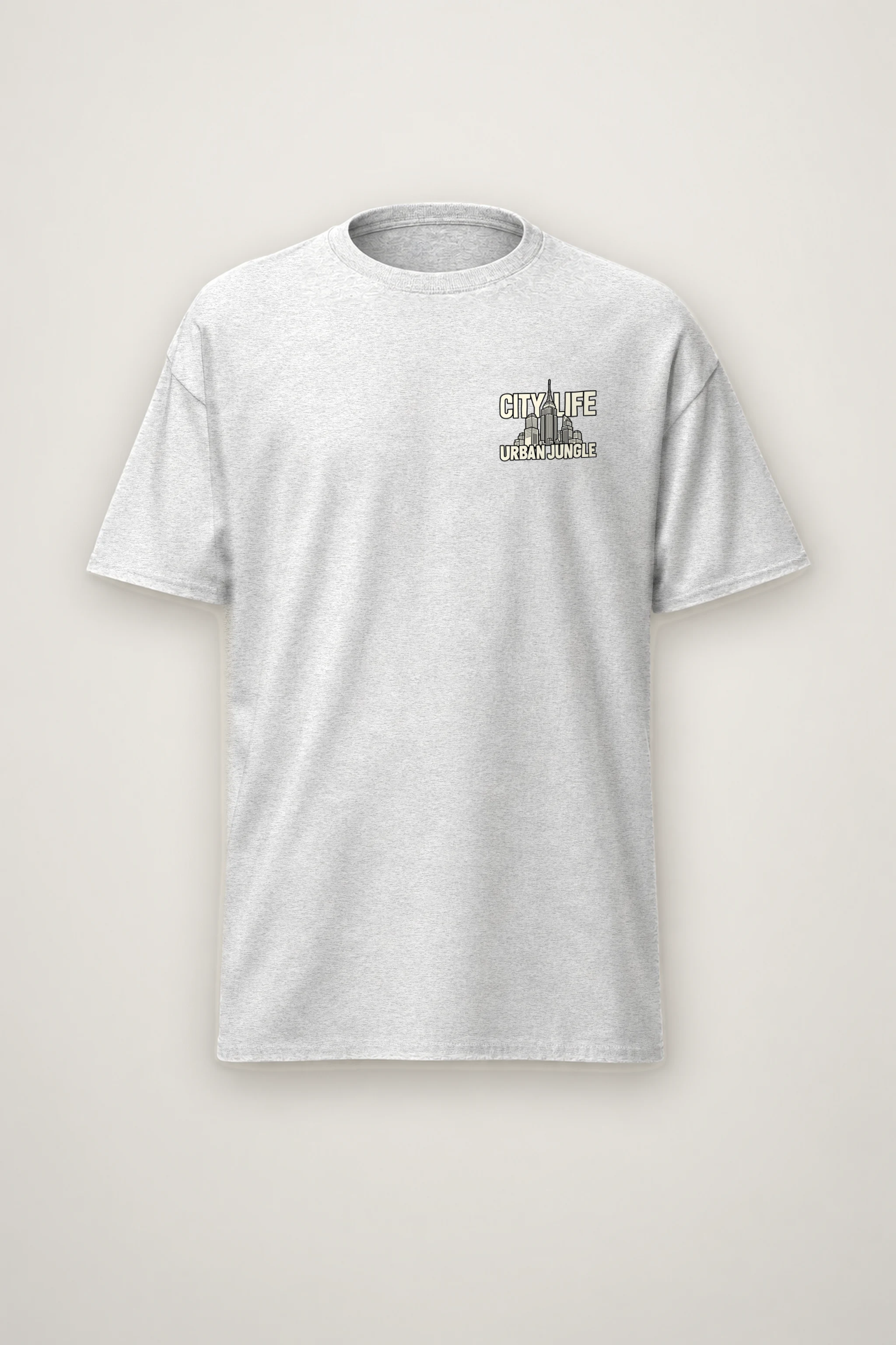 "City Life Urban Jungle" Heavyweight Unisex Crewneck T-shirt