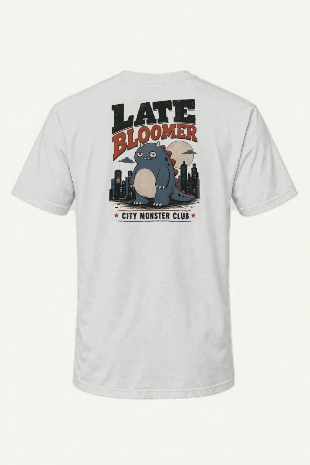 "City Monster Club" Heavyweight Unisex Crewneck T-shirt | Gildan 5000