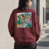"City Mountain Rush" Heavy Blend Unisex Crewneck Sweatshirt | Gildan 18000