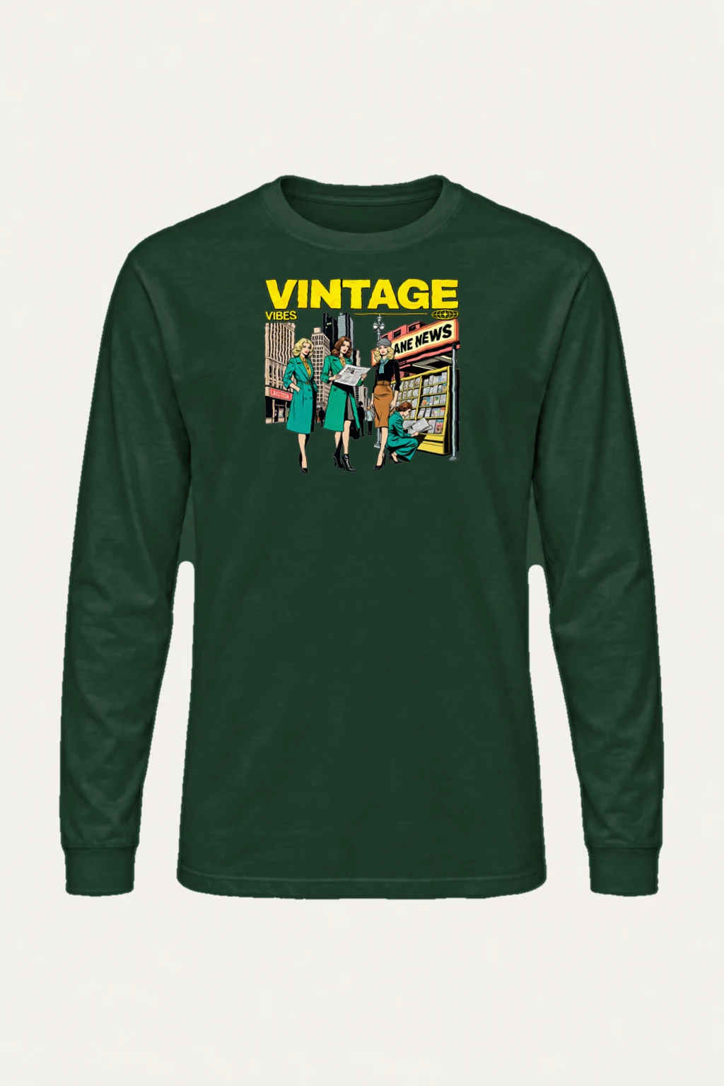 "City Newsstand" Unisex Longsleeve T-shirt | Gildan 2400