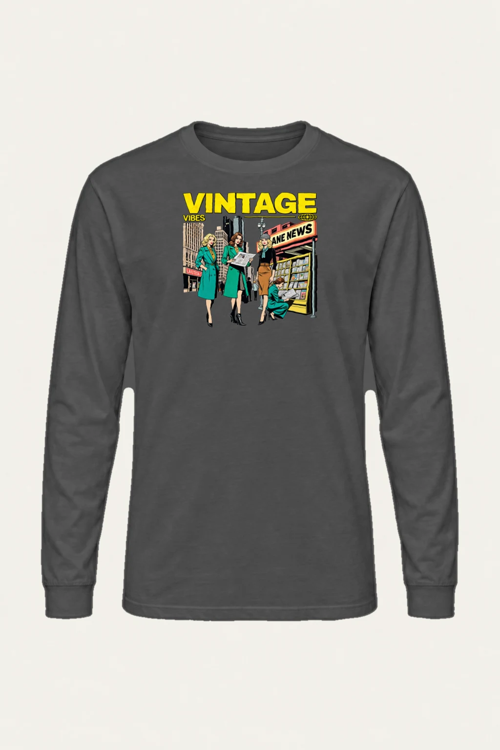 "City Newsstand" Unisex Longsleeve T-shirt | Gildan 2400