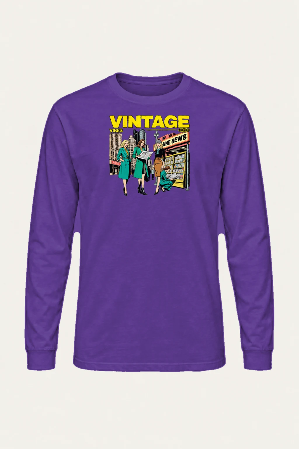 "City Newsstand" Unisex Longsleeve T-shirt | Gildan 2400