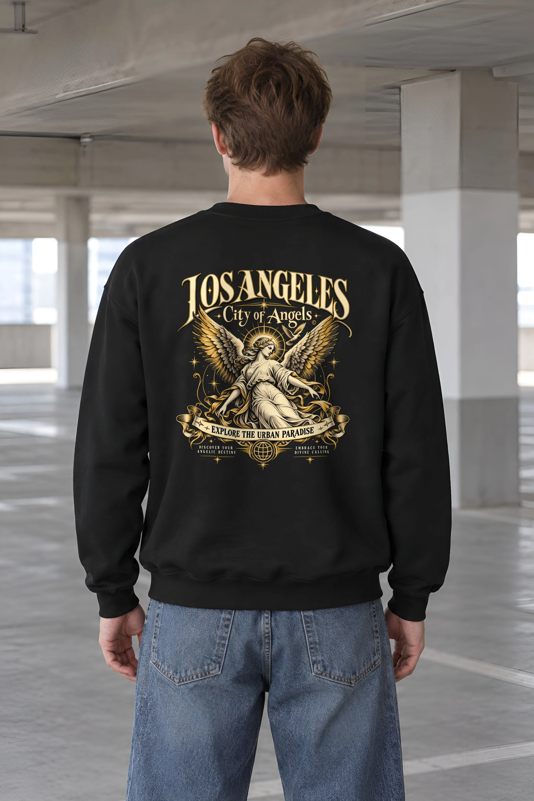 "City Of Angels" 1 Crewneck Sweatshirt