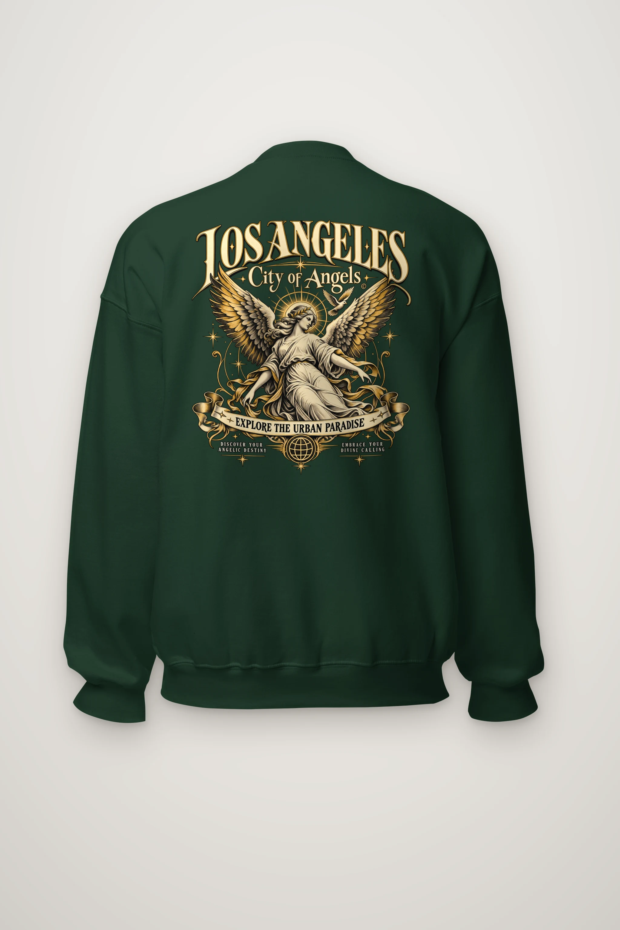 "City Of Angels" Heavy Blend Unisex Crewneck Sweatshirt