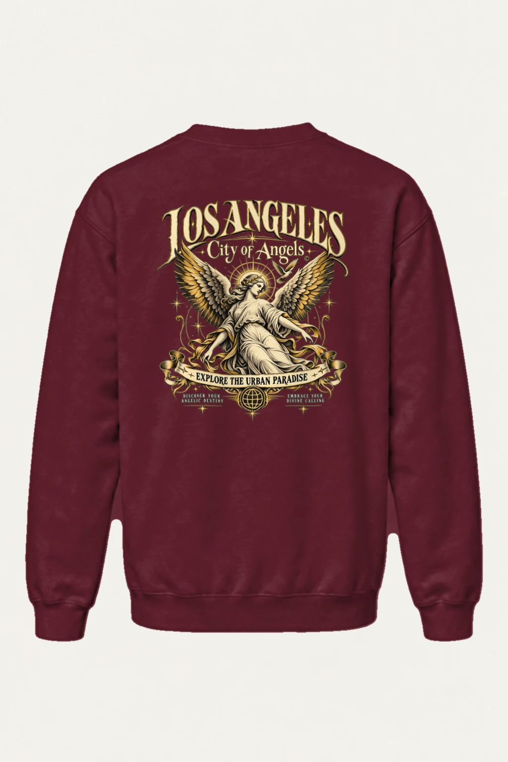 "City Of Angels" Heavy Blend Unisex Crewneck Sweatshirt | Gildan 18000