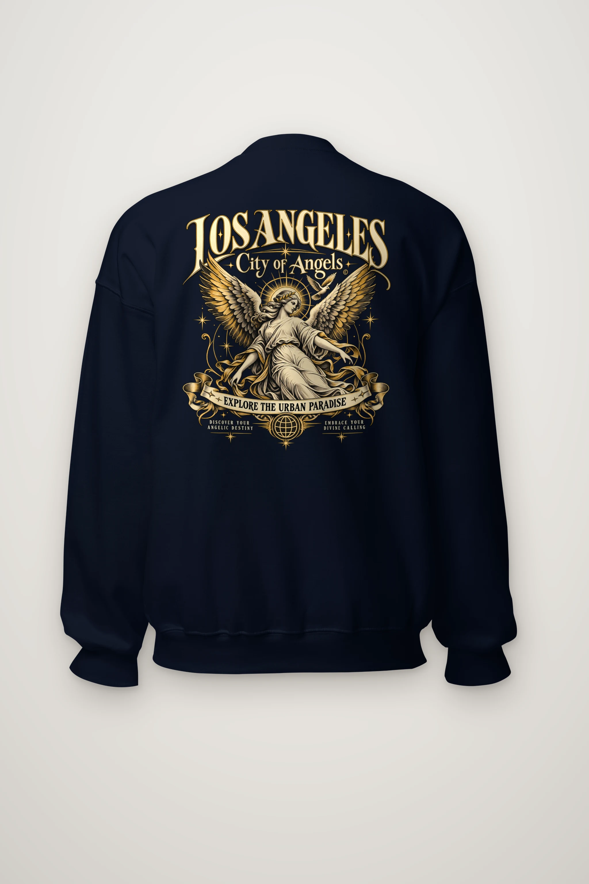 "City Of Angels" Heavy Blend Unisex Crewneck Sweatshirt