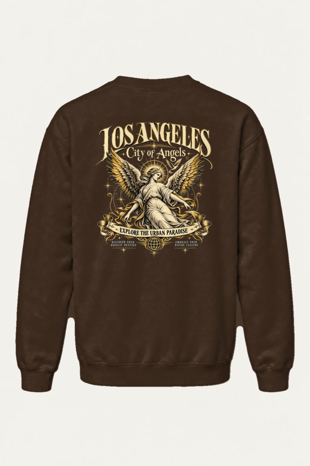 "City Of Angels" Heavy Blend Unisex Crewneck Sweatshirt | Gildan 18000