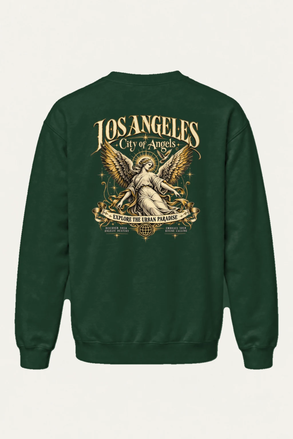 "City Of Angels" Heavy Blend Unisex Crewneck Sweatshirt | Gildan 18000