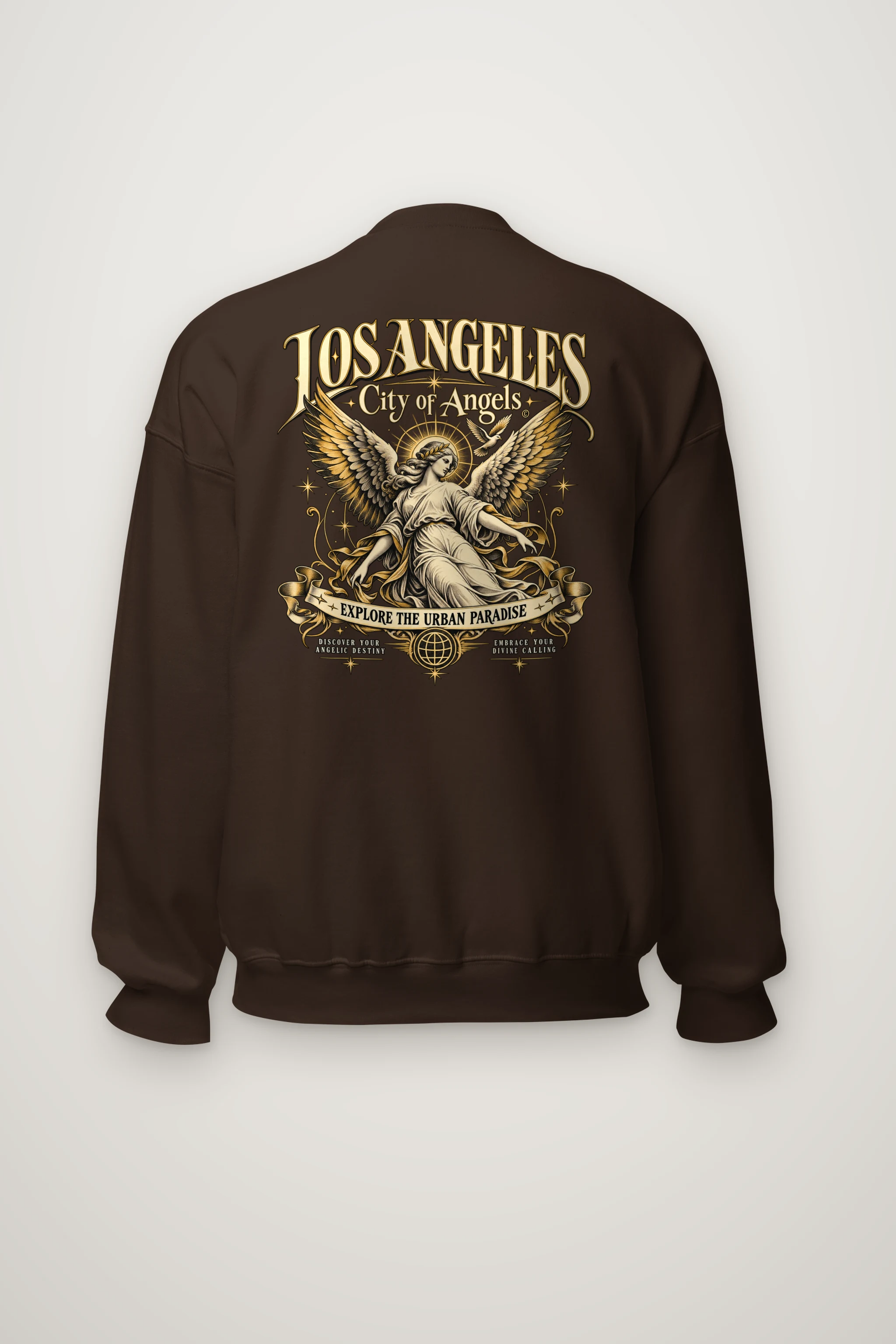 "City Of Angels" Heavy Blend Unisex Crewneck Sweatshirt