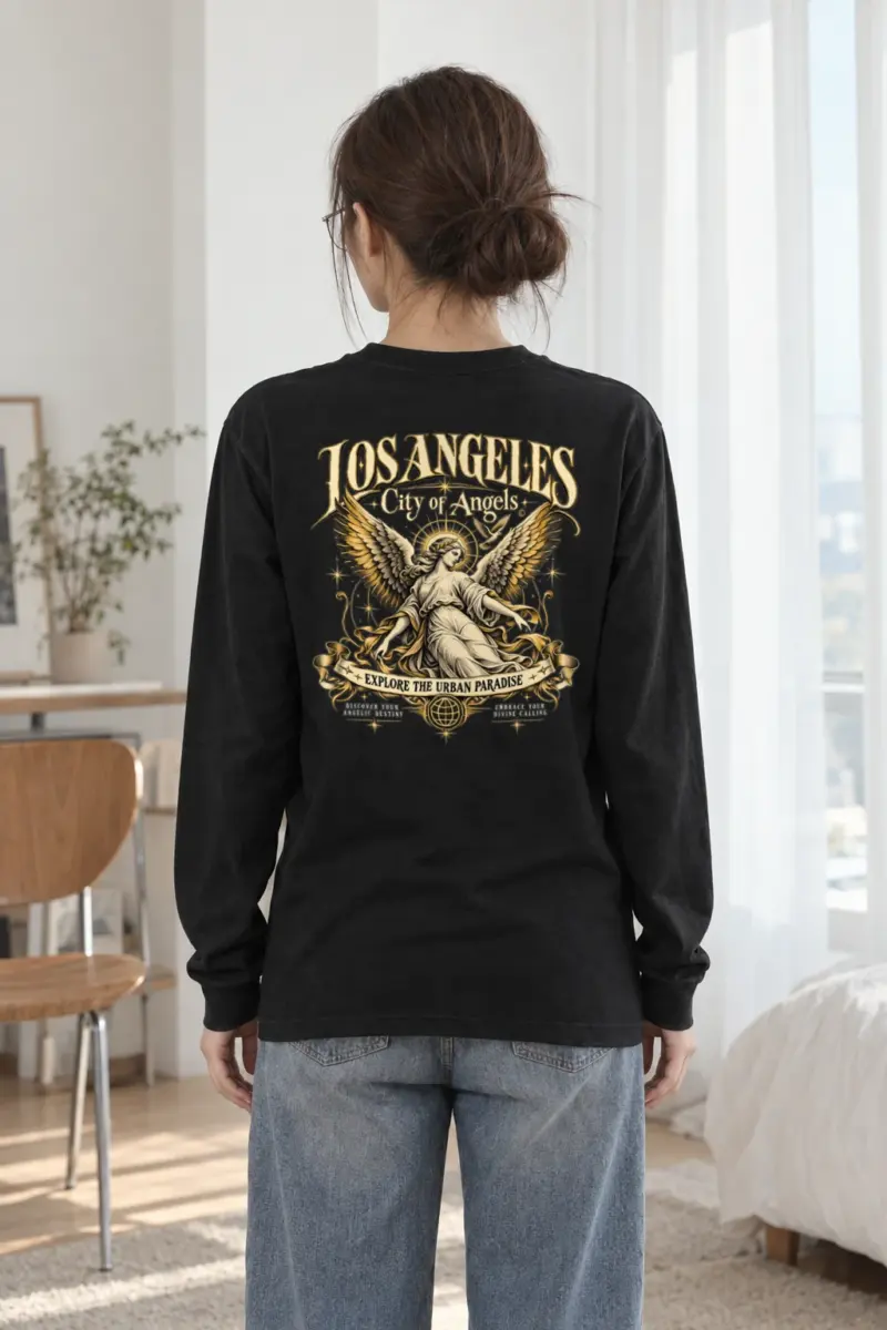 "City Of Angels" Unisex Longsleeve T-shirt