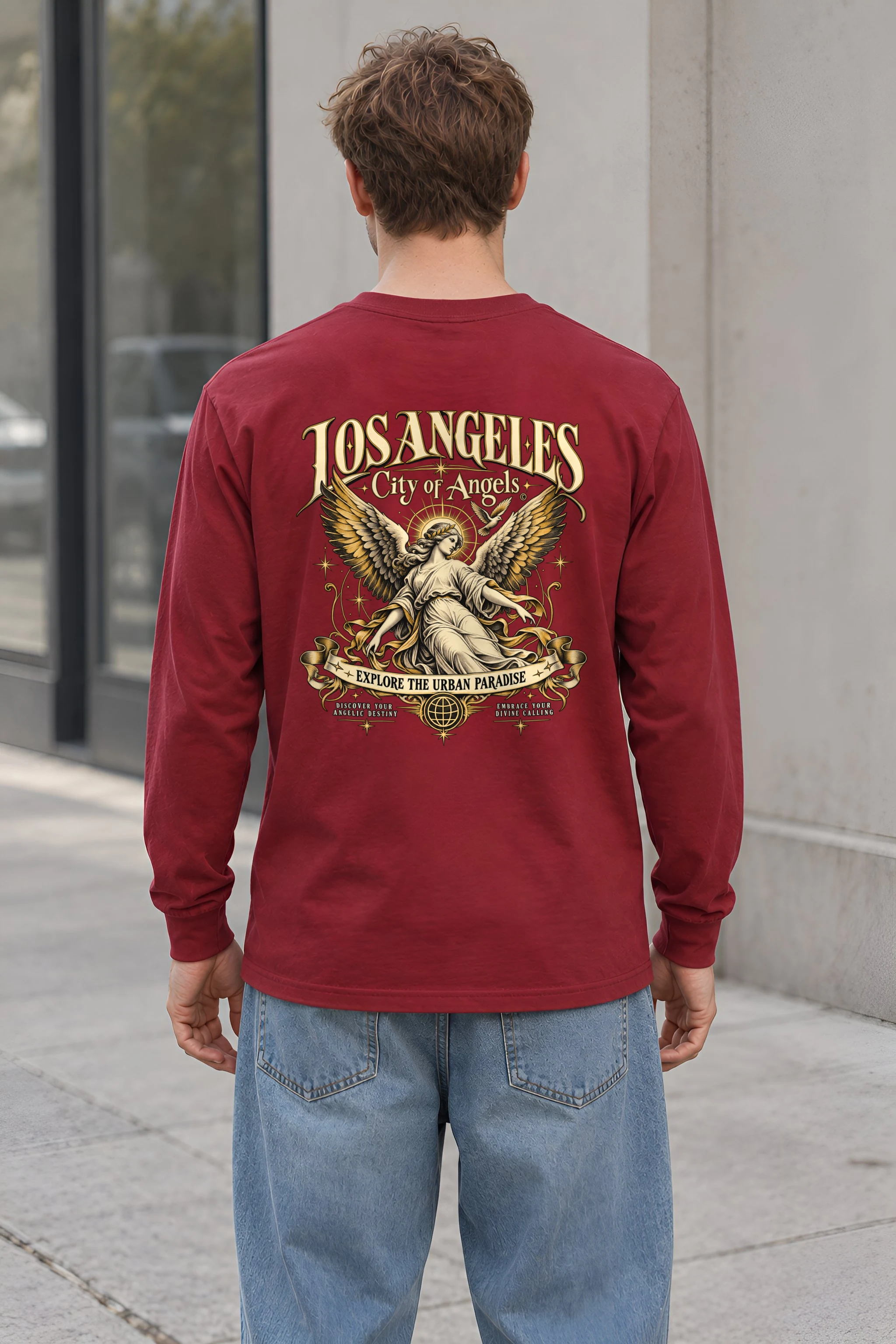 "City Of Angels" Unisex Longsleeve T-shirt