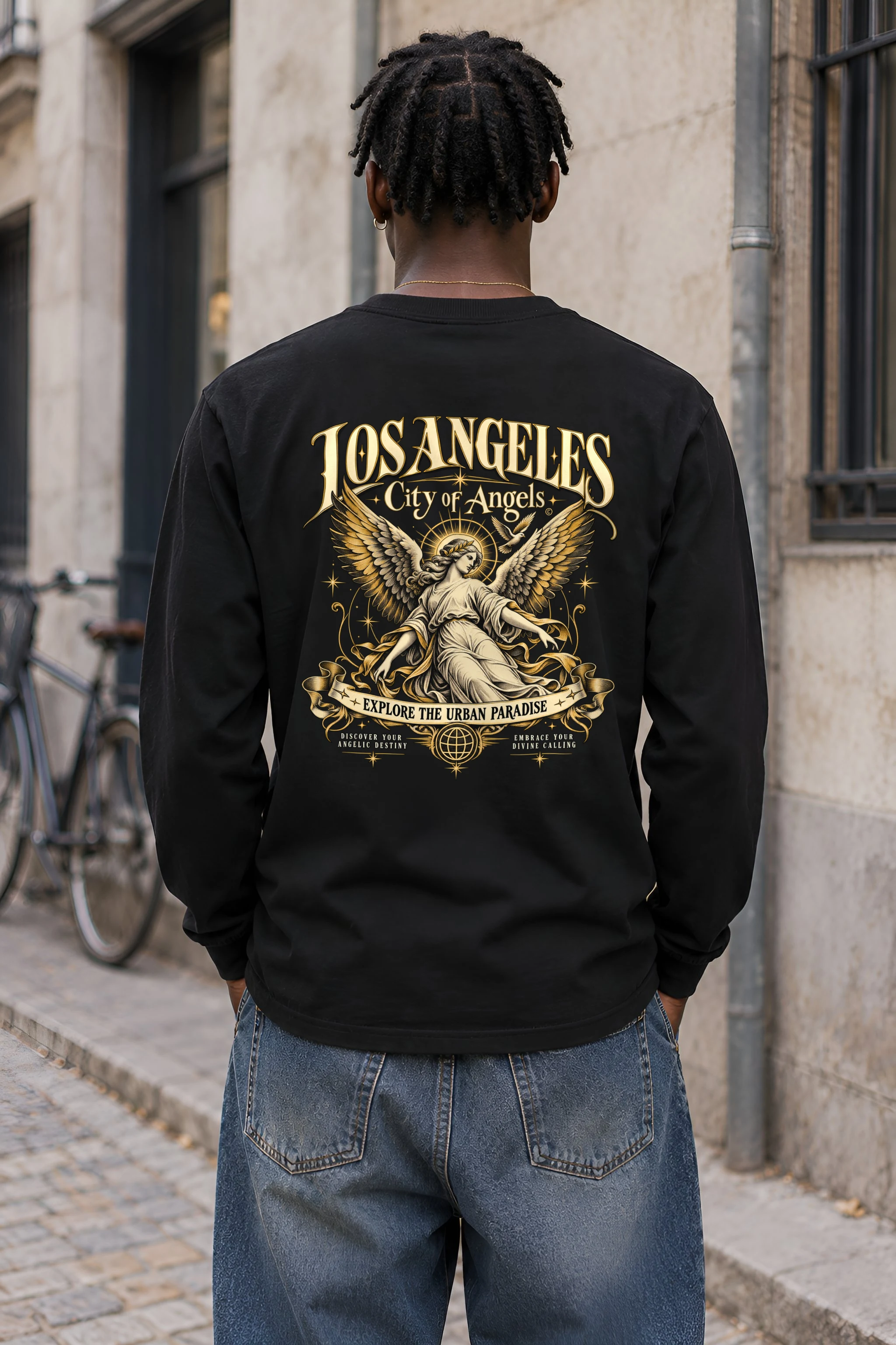 "City Of Angels" Unisex Longsleeve T-shirt