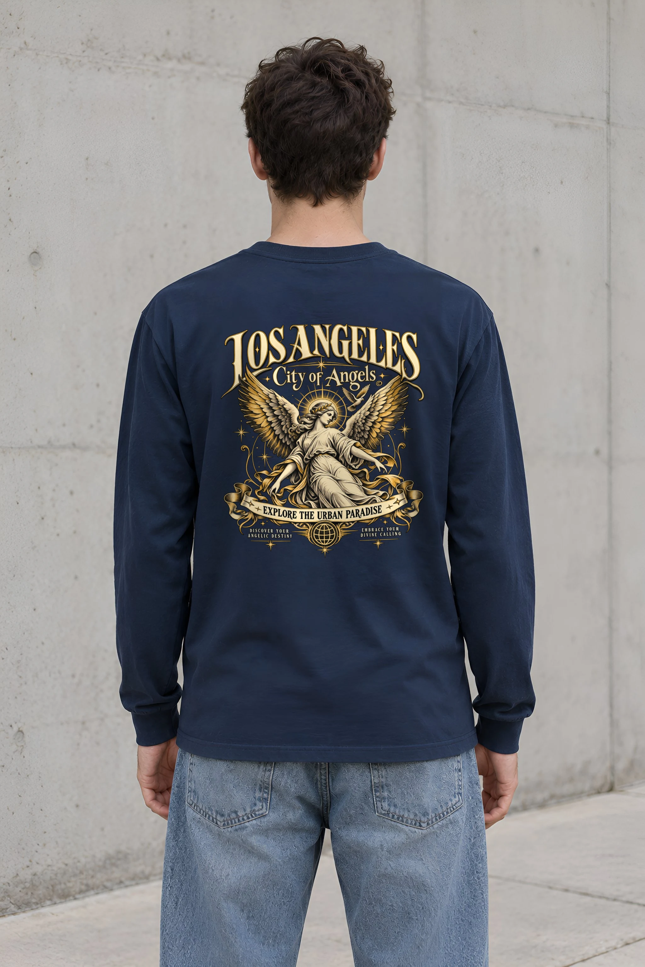 "City Of Angels" Unisex Longsleeve T-shirt