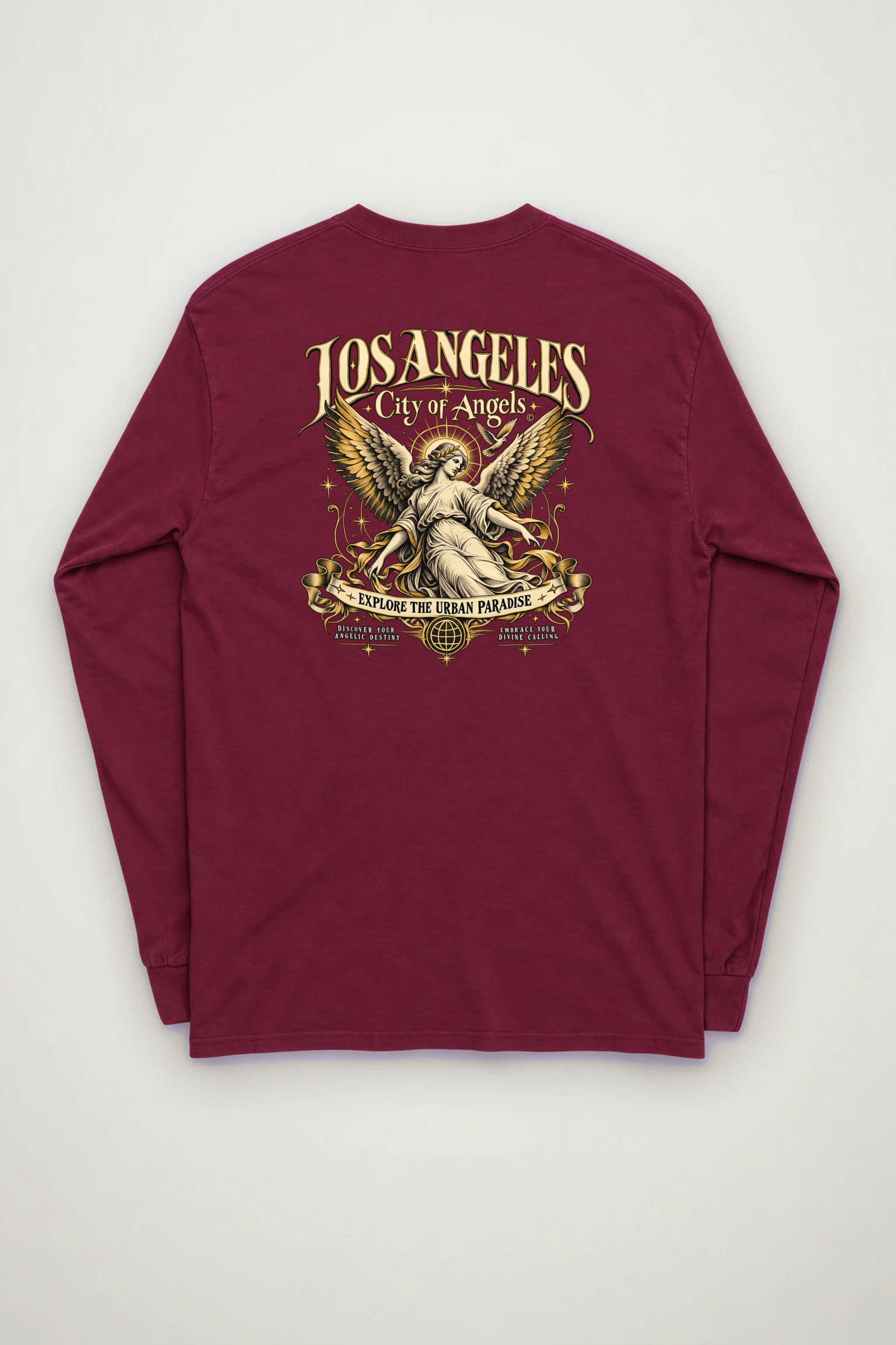 "City Of Angels" Unisex Longsleeve T-shirt