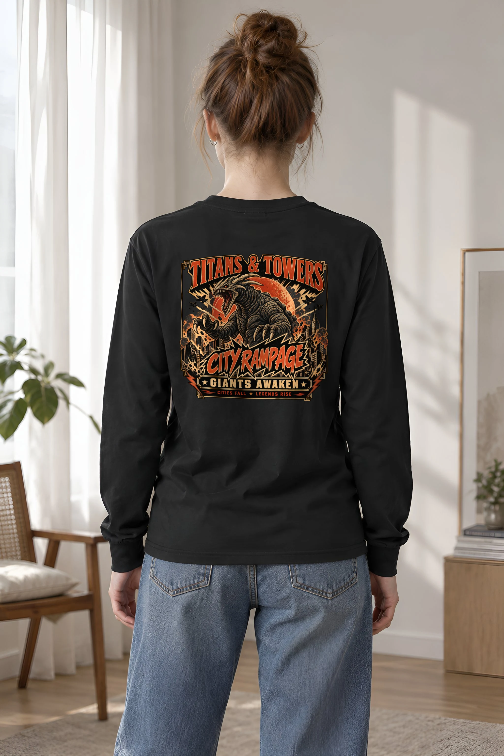 "City Rampage" Unisex Longsleeve T-shirt