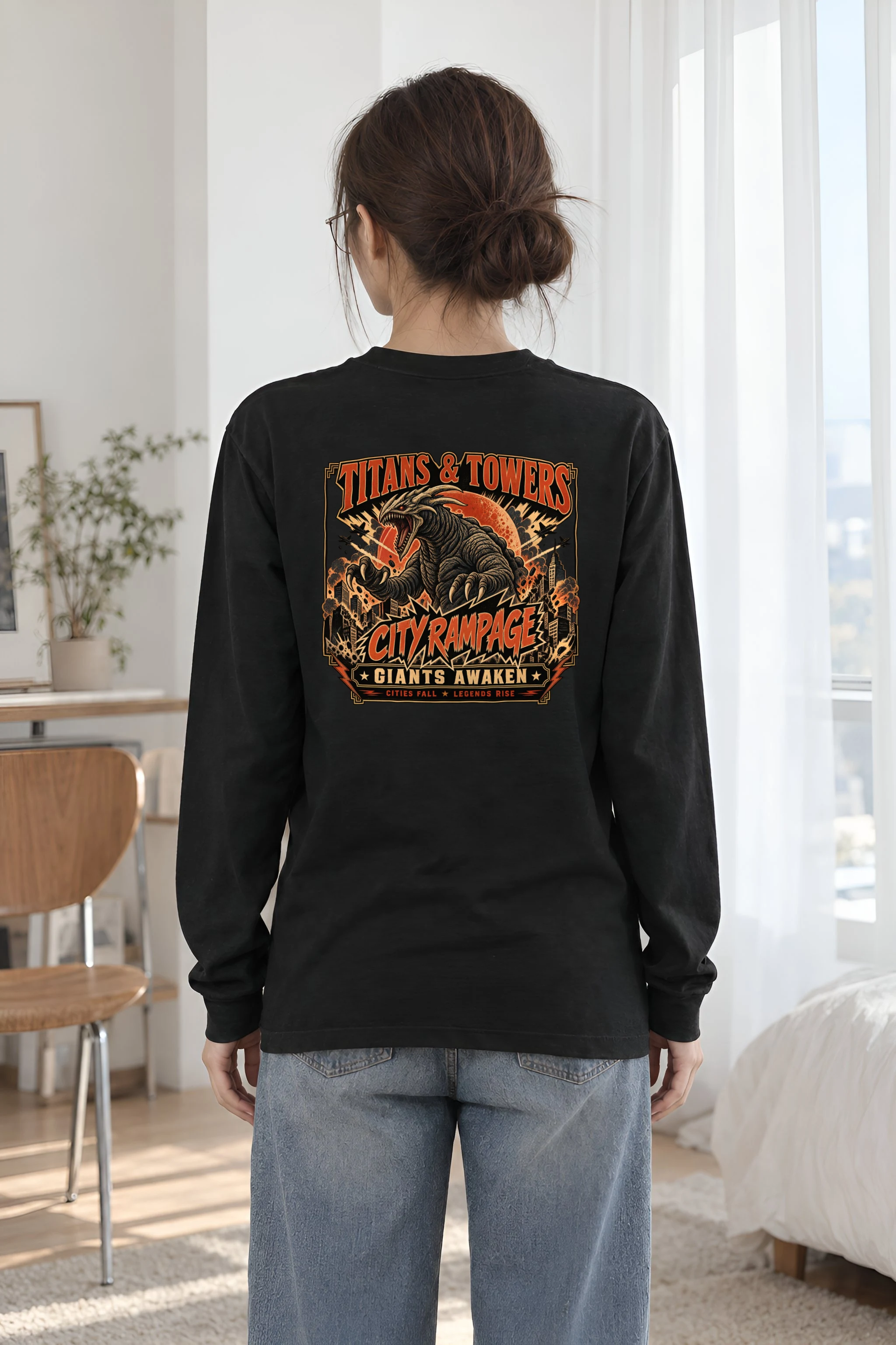 "City Rampage" Unisex Longsleeve T-shirt