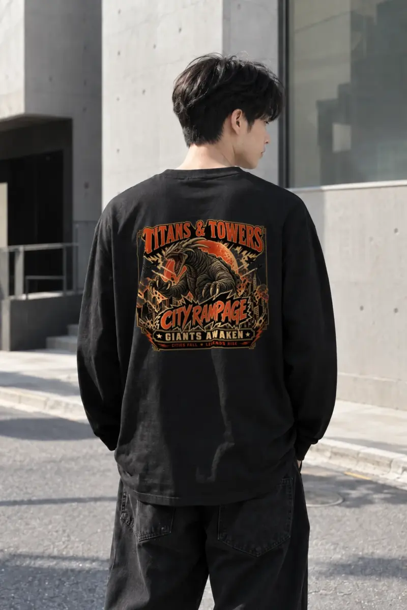 "City Rampage" Unisex Longsleeve T-shirt | Gildan 2400