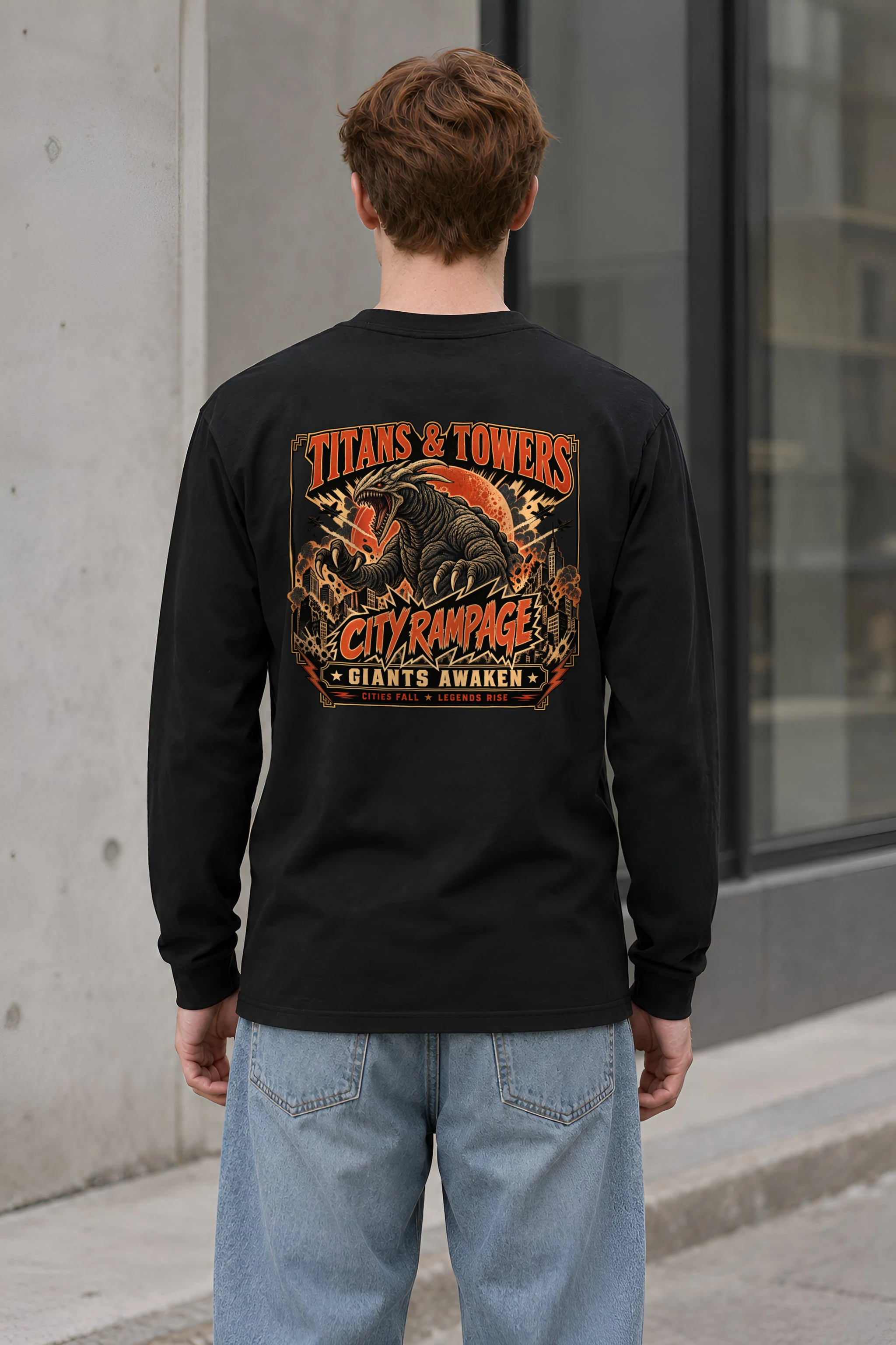 "City Rampage" Unisex Longsleeve T-shirt