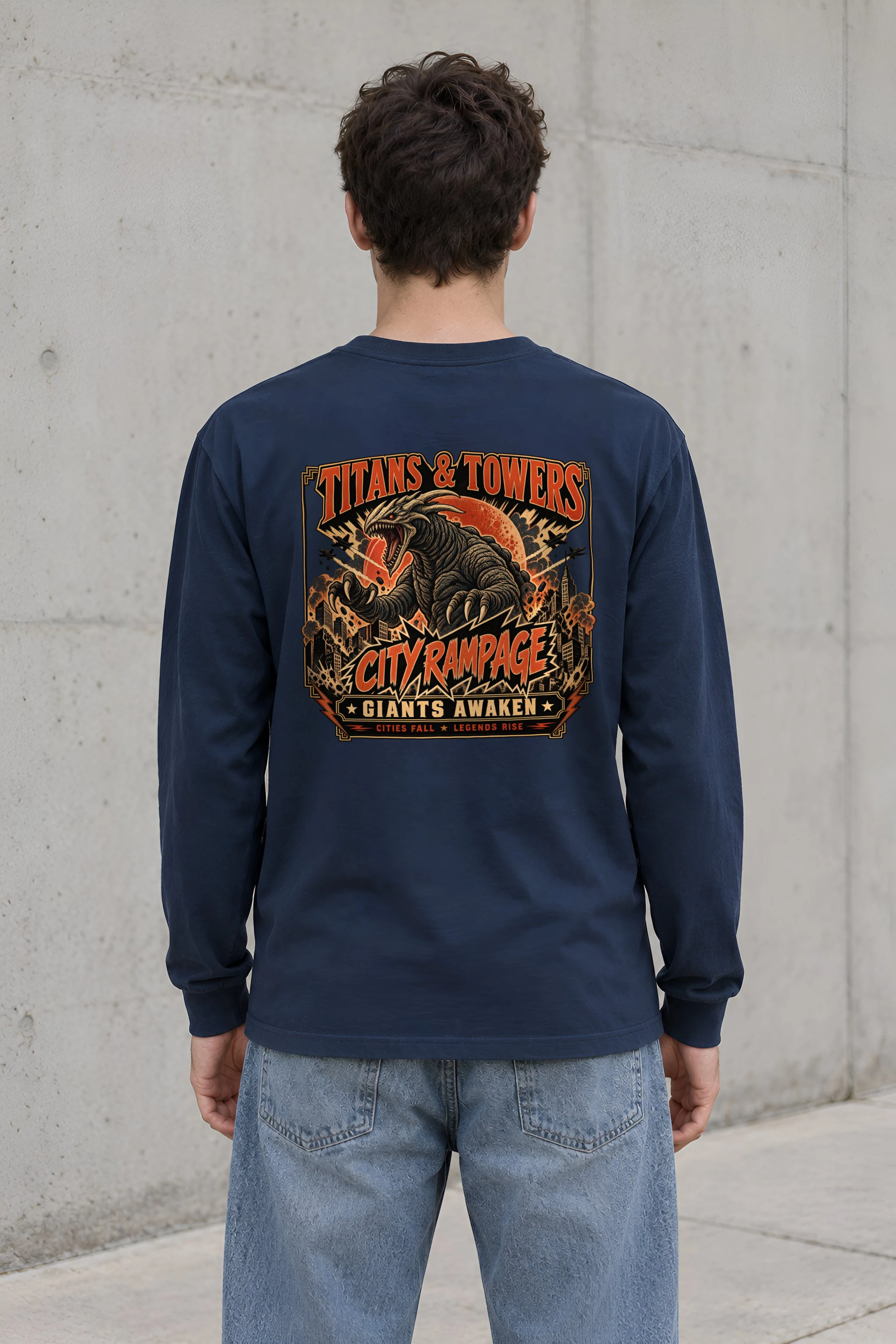 "City Rampage" Unisex Longsleeve T-shirt