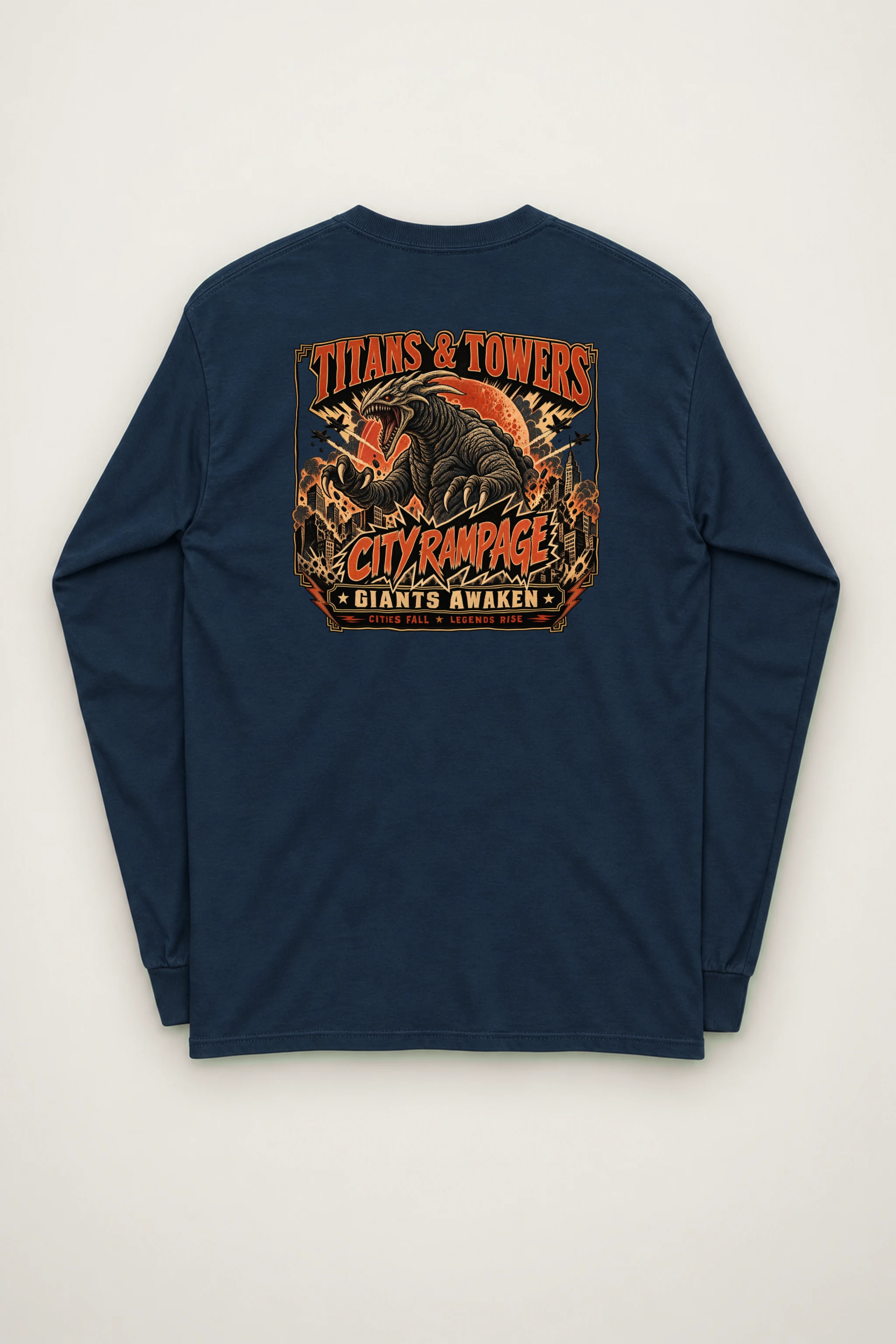 "City Rampage" Unisex Longsleeve T-shirt