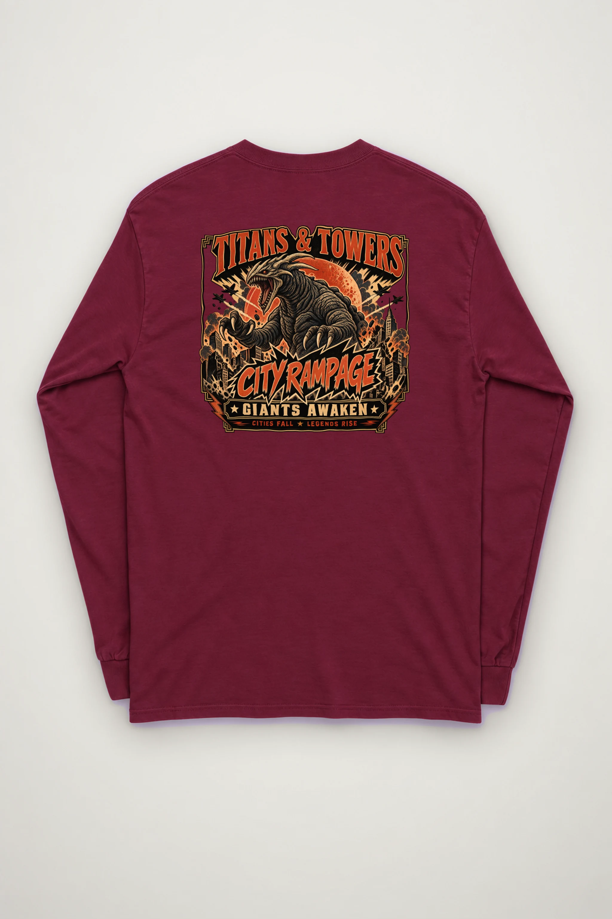 "City Rampage" Unisex Longsleeve T-shirt