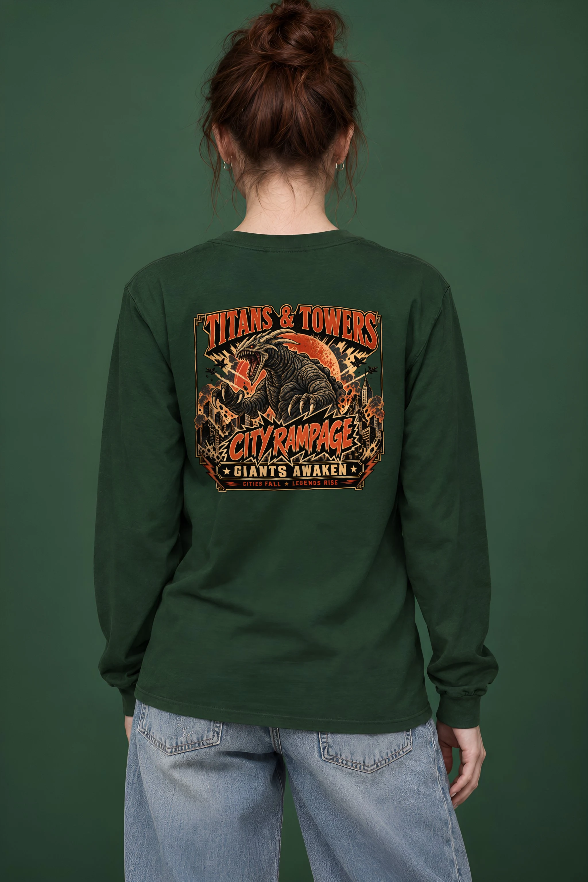 "City Rampage" Unisex Longsleeve T-shirt
