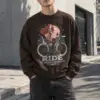"City Ride" Heavy Blend Unisex Crewneck Sweatshirt | Gildan 18000